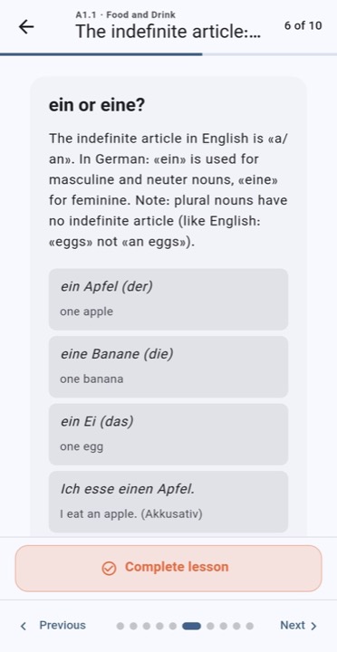 A clear grammar explanation